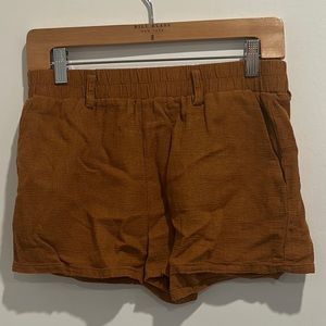 Forever 21 Linen-Blend Shorts